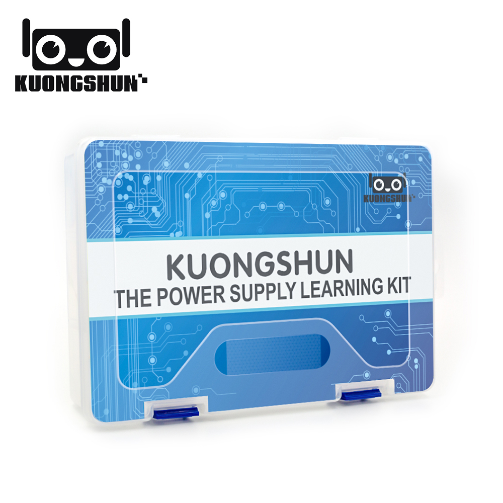 Стартовый набор Arduino UNO R3 DIP KUONGSHUN без логотипа и батарейки крона 9В с блоком питания под европейскую розетку